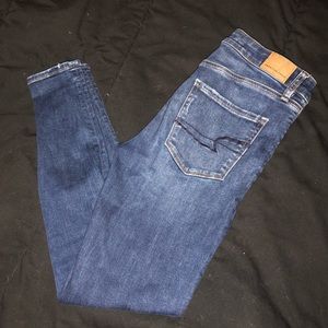American Eagle high waisted distressed skinny